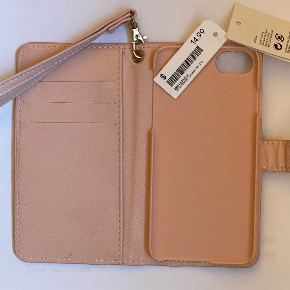 Brand New iPhone Case for phone 6,7,8 H&M pink